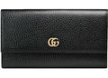 Gucci Gg Marmont Leather Continental Wallet Black