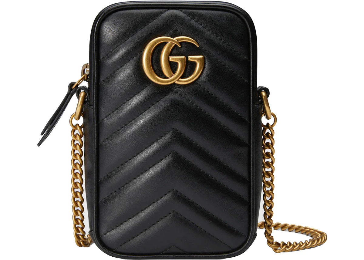 Gucci Gg Marmont Mini Bag Black