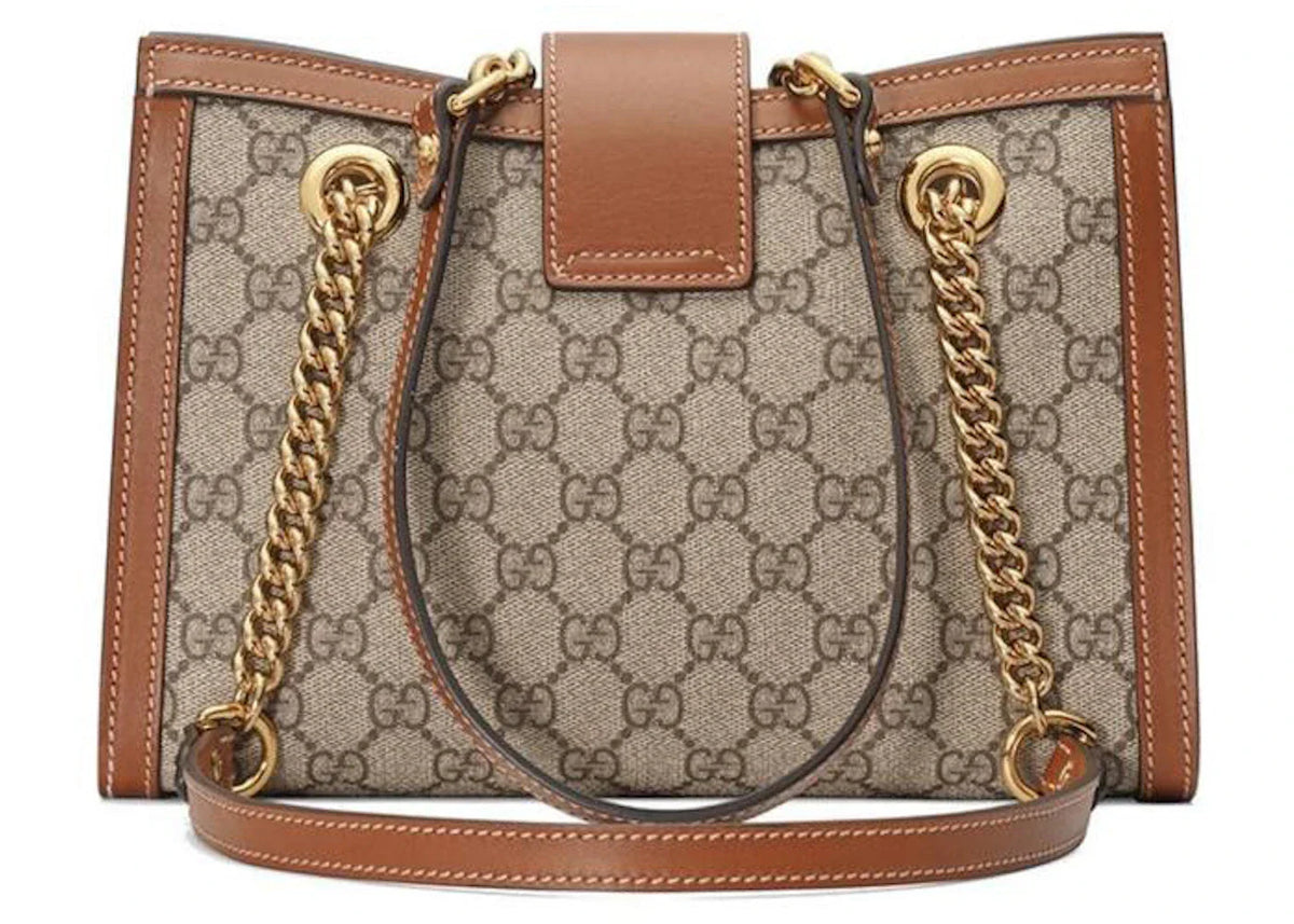 Gucci Padlock Tote Brown