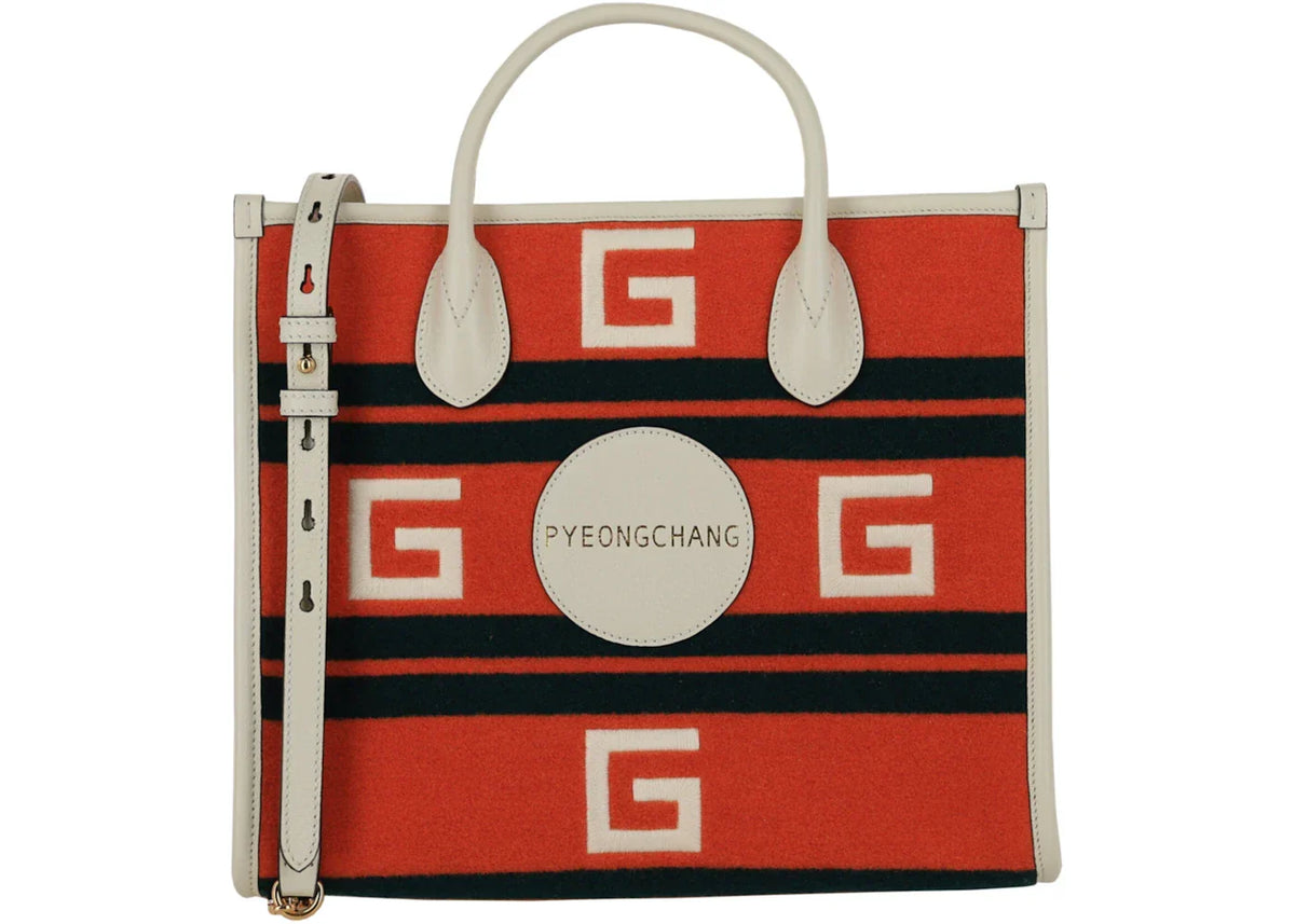Gucci Pyeongchang Small Embroidered Tote Multi