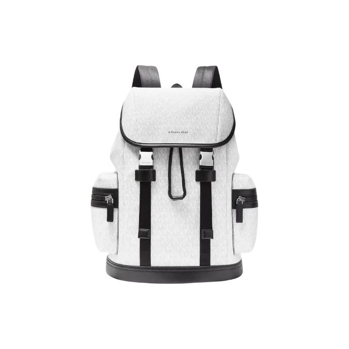 Michael Kors Cooper Logo Backpack Bright White