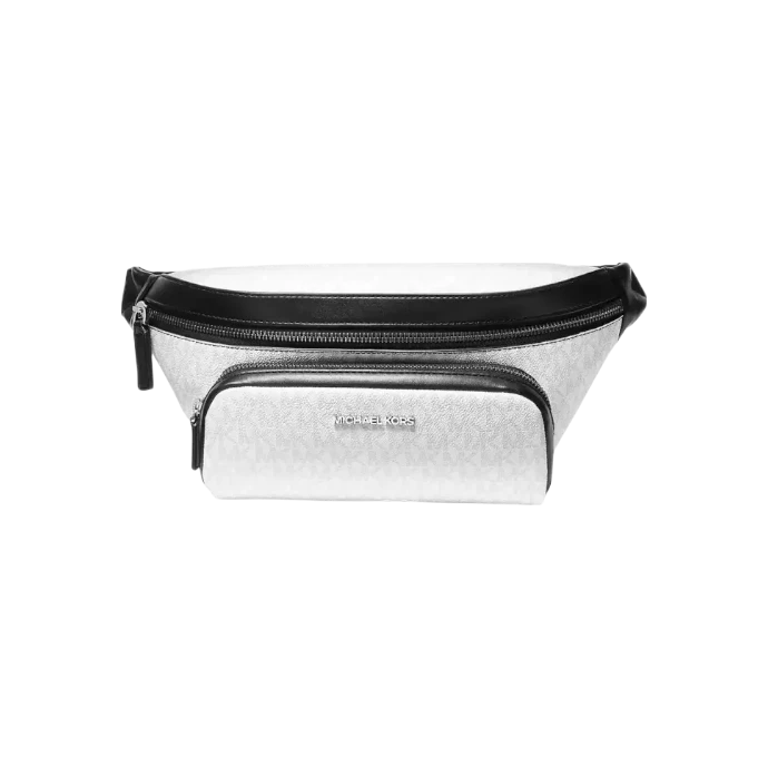 Michael Kors Cooper Logo Belt Bag Bright White