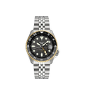 Seiko 5 SSK021 Men Sports GMT Mechanical Automatic Stainless 42.5mm