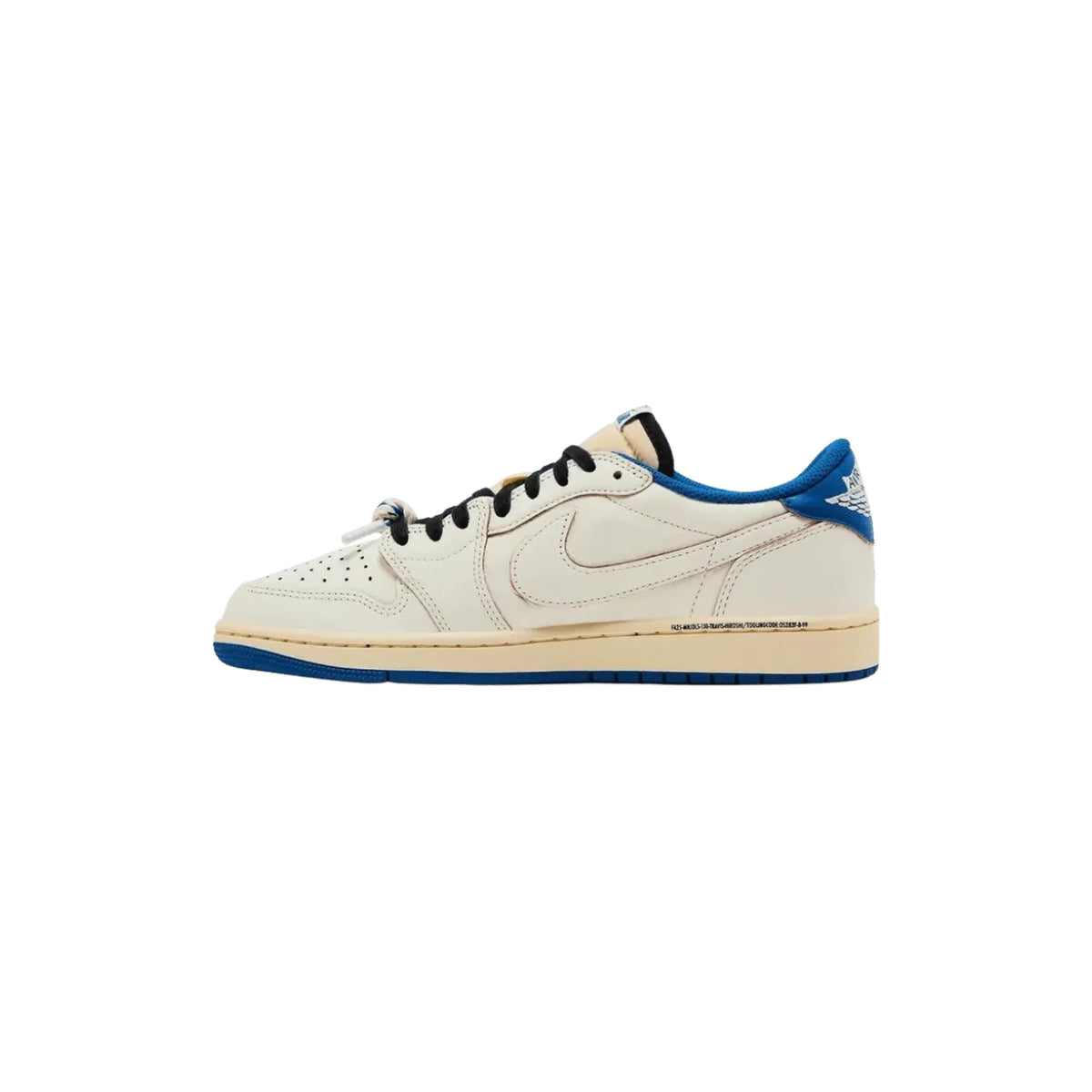 Nike Air Jordan 1 Retro Low OG Fragment x Travis Scott Sail Military Blue