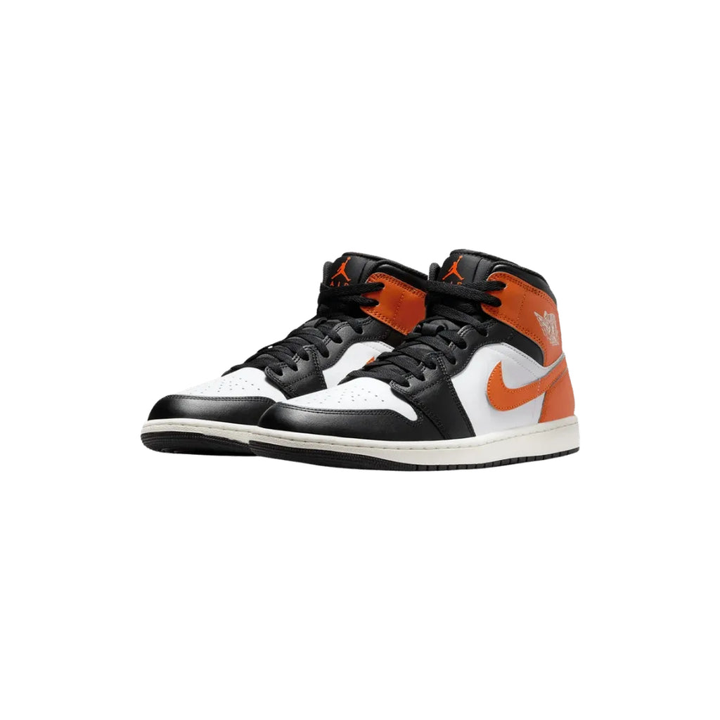 Nike Air Jordan 1 Mid Black Toe Starfish