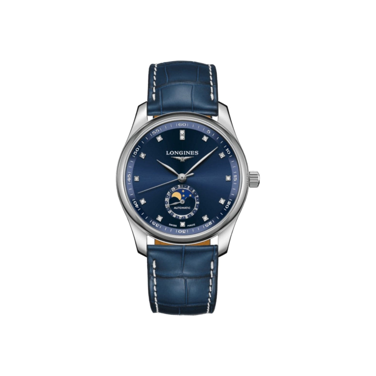 Men’s Longines Master Collection L2.909.4.97.0 Automatic Moonphase Watch