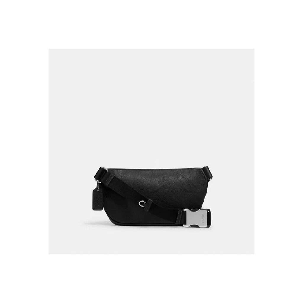 Coach Elias Belt Bag Silver Black