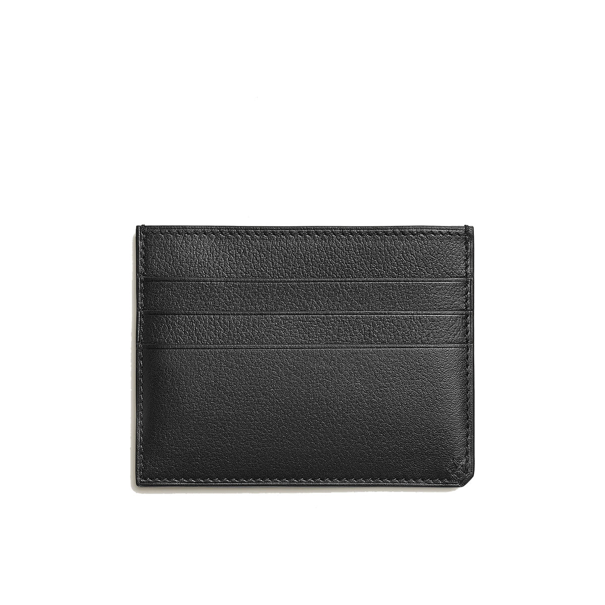Hermes H Sellier Fil Card Holder Noir