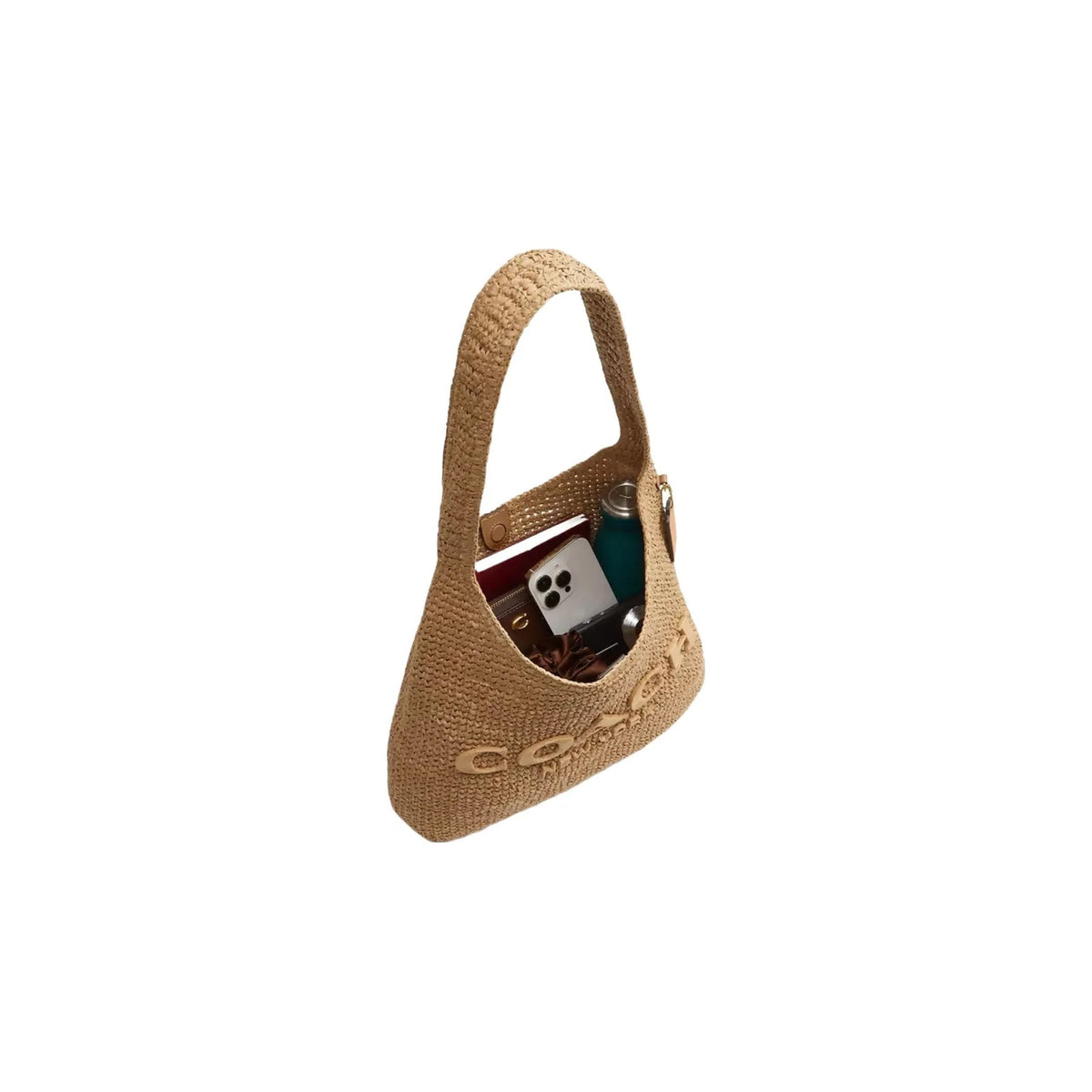 Coach Brooklyn Shoulder Bag 34 in Brass Natural