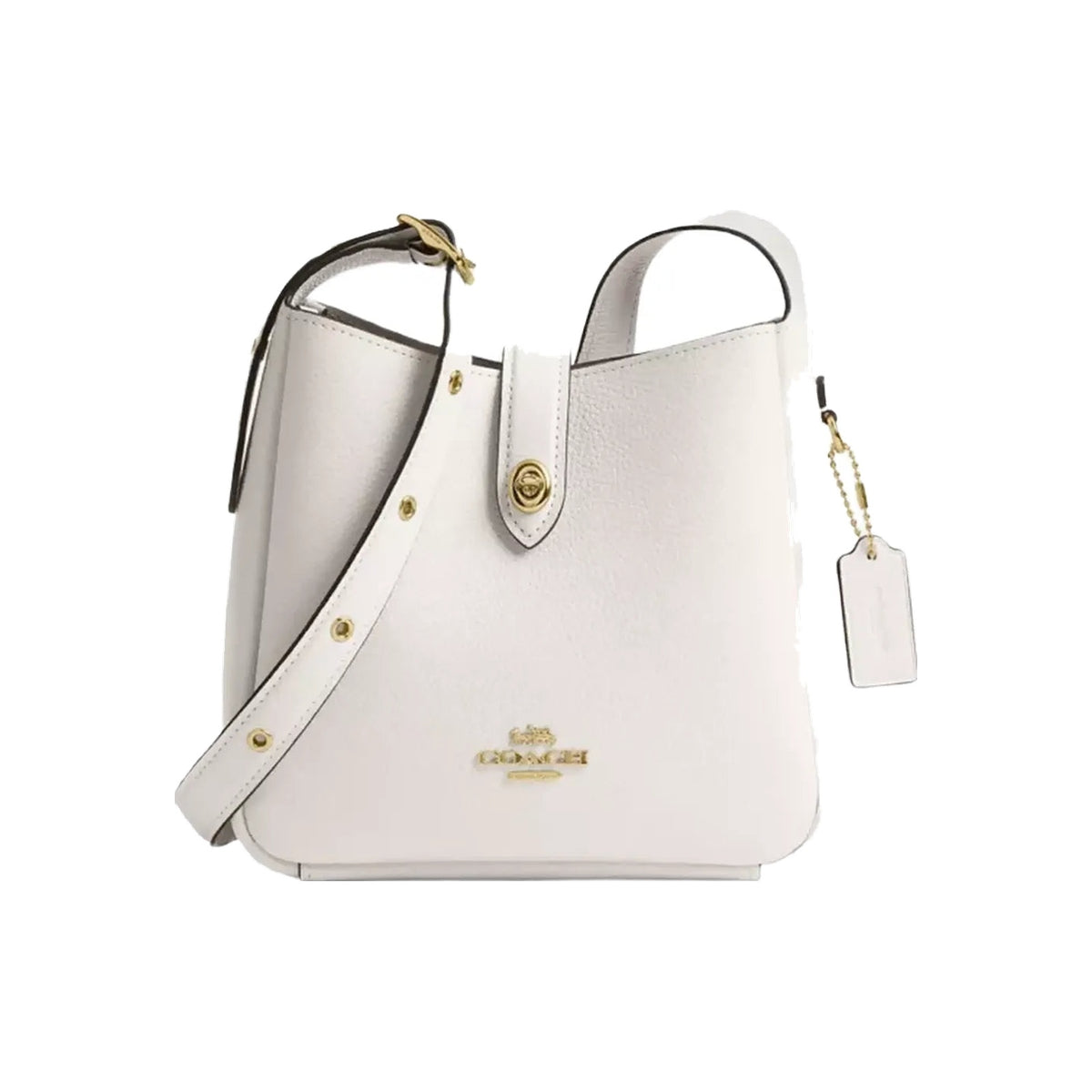 Coach Hadley Mini Crossbody Bag in Gold Chalk