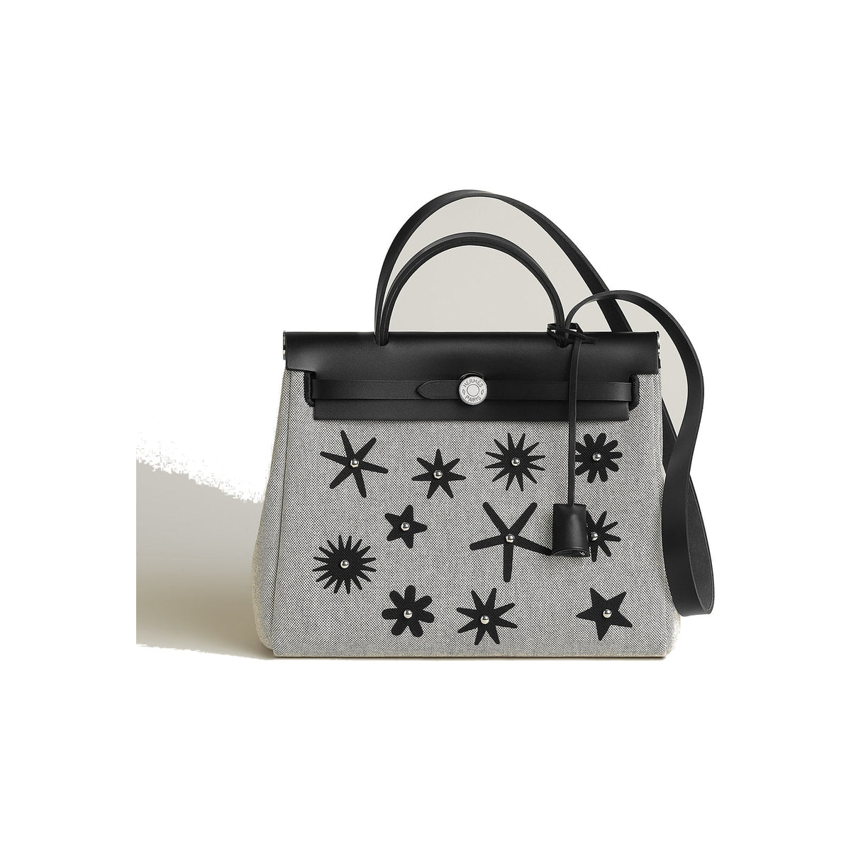 Hermes Herbag Zip 31 Hobnailed Bag Noir