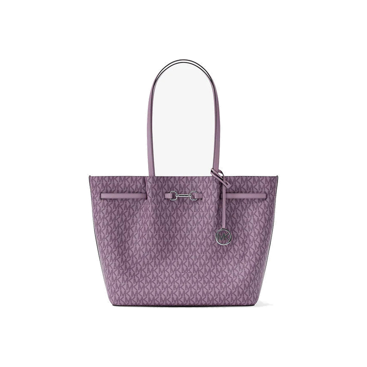 Michael Kors Carson Large Signature Logo Tote Bag Lt Quartz