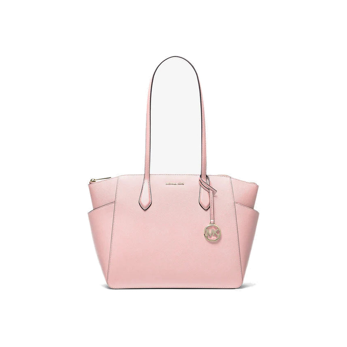 Michael Kors Marilyn Medium Saffiano Leather Tote Bag Powder Blush