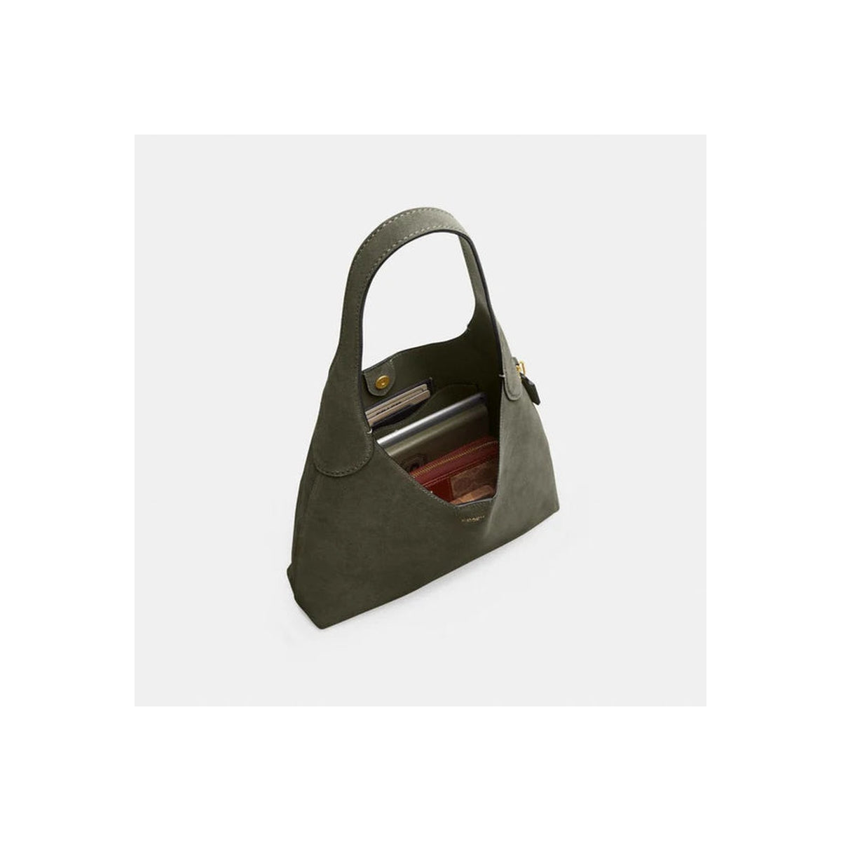 Coach Brooklyn Shoulder Bag 28 Brass Olive
