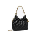 Tory Burch Mini Fleming Soft Hobo Bag Black