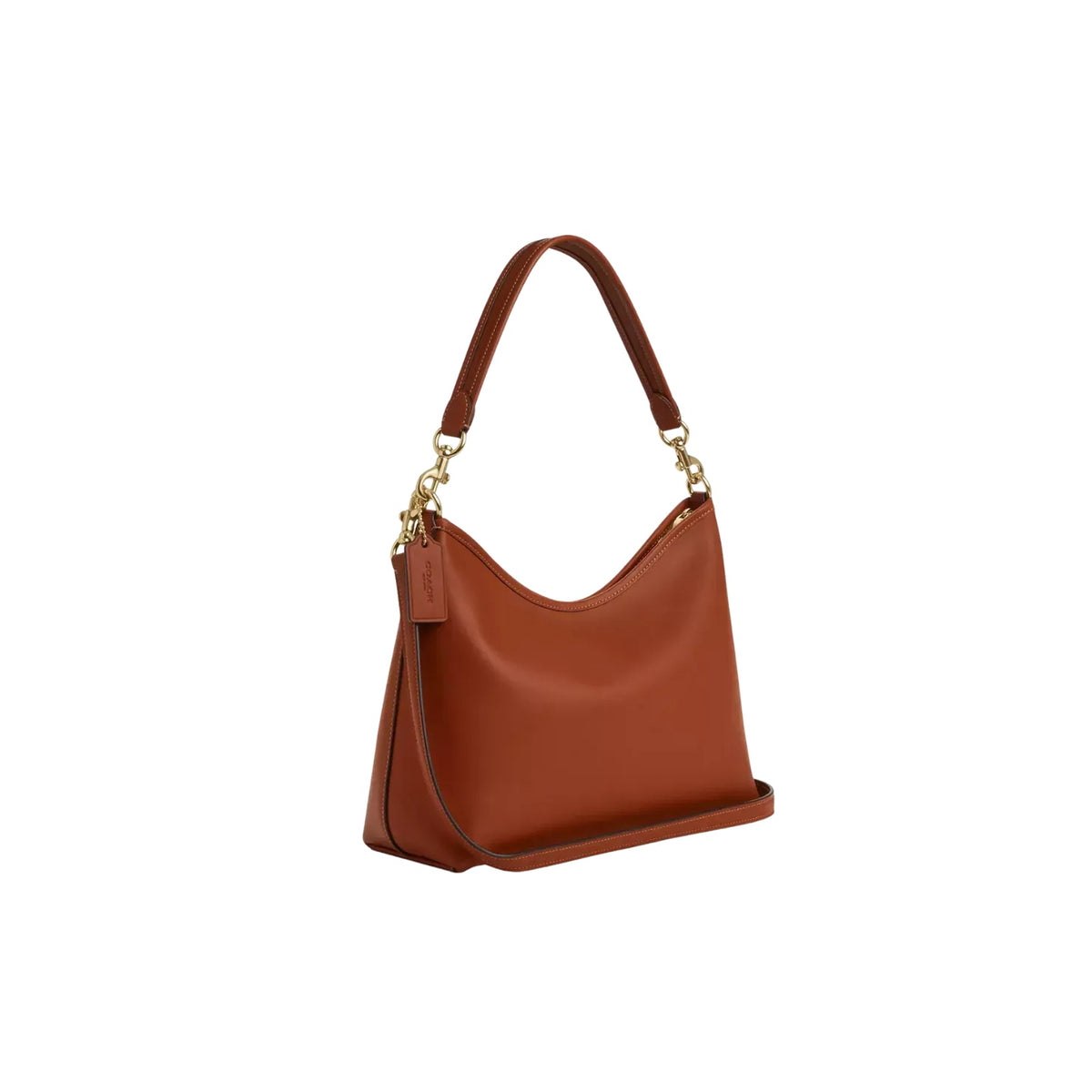 Coach Laurel Shoulder Bag Smooth leather Tan