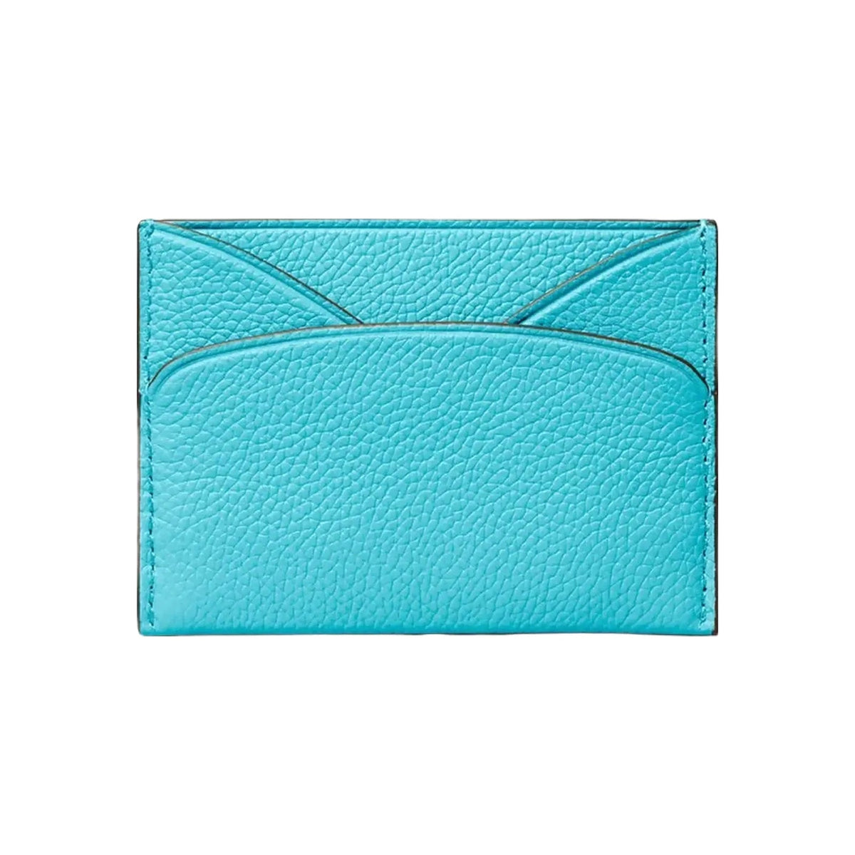 Tory Burch Romy Flat Card Case Soft Turquoise