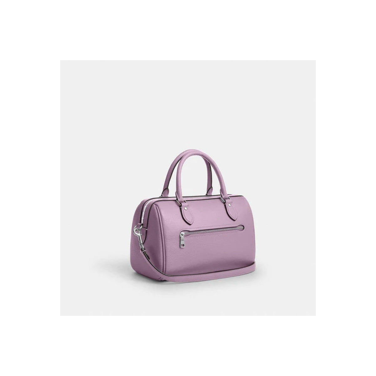 Coach Rowan Satchel Bag Silver Jasmine