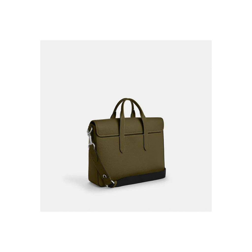 Coach Sullivan Portfolio Brief Silver Olive