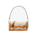 Michael Kors Soho Small Printed Signature Logo Convertible Crossbody Bag Rad Ornge Ml