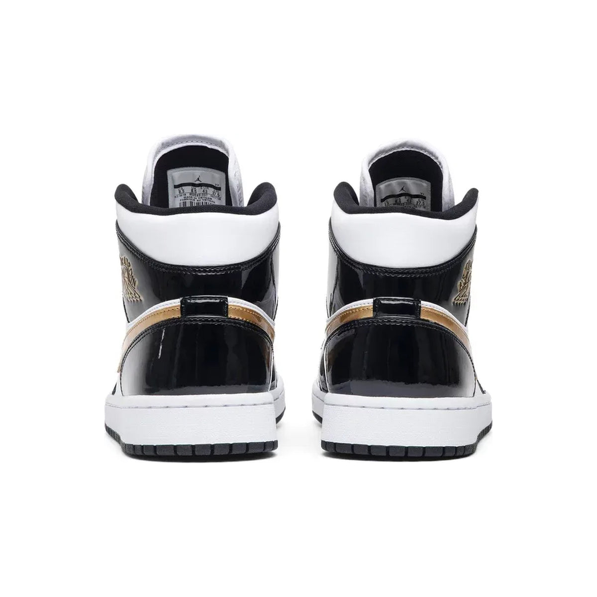Air Jordan 1 Mid Patent SE 'Black Gold'