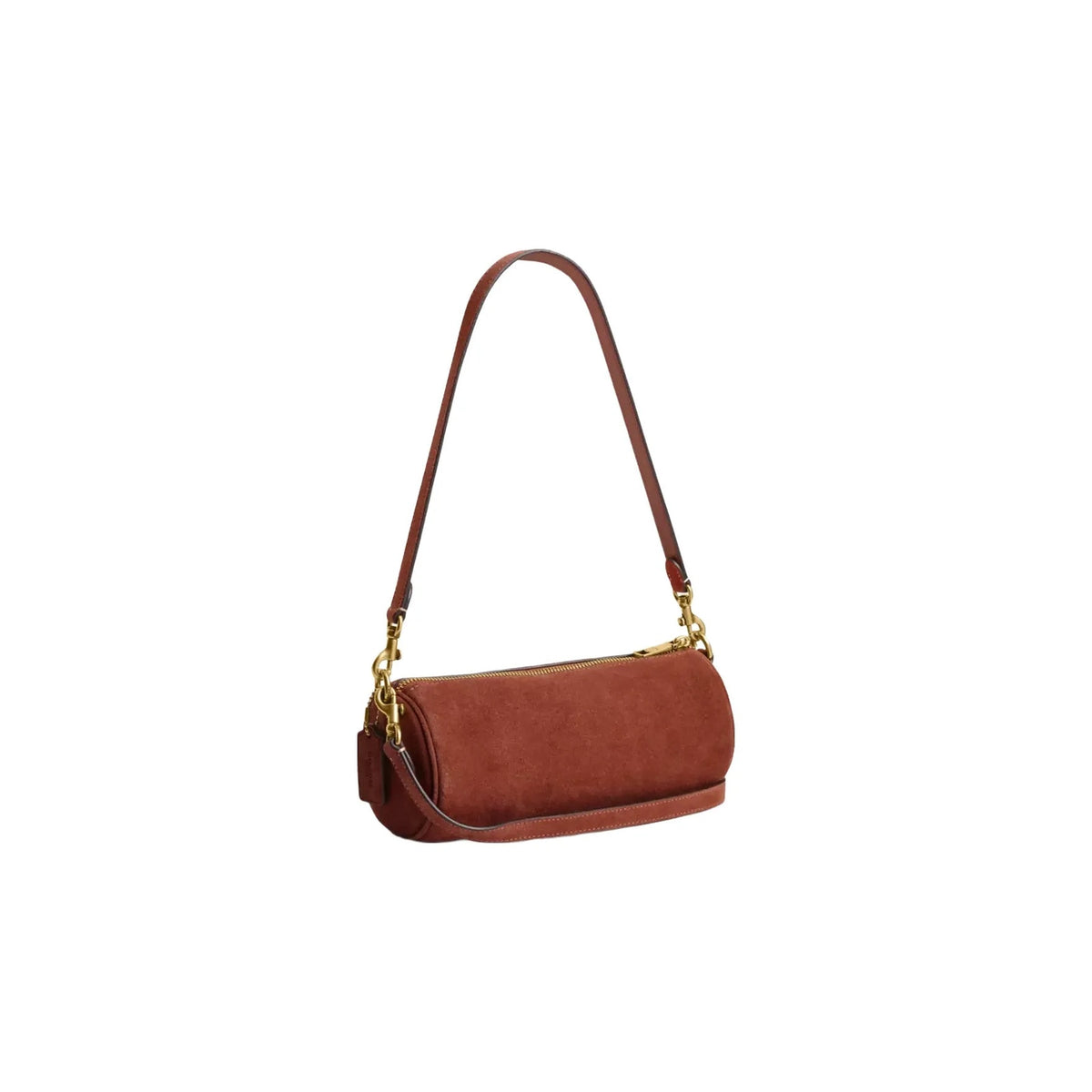 Coach Barrel Bag in Brass Clay