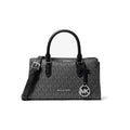 Michael Kors Arden Small Signature Logo Messenger Bag Black