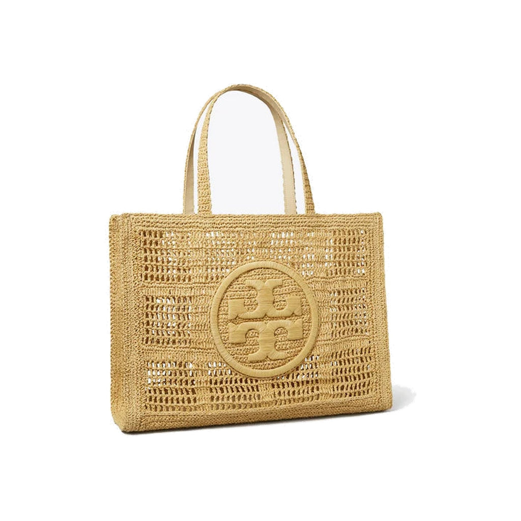 Tory Burch Large Ella Hand-Crocheted Tote Natural