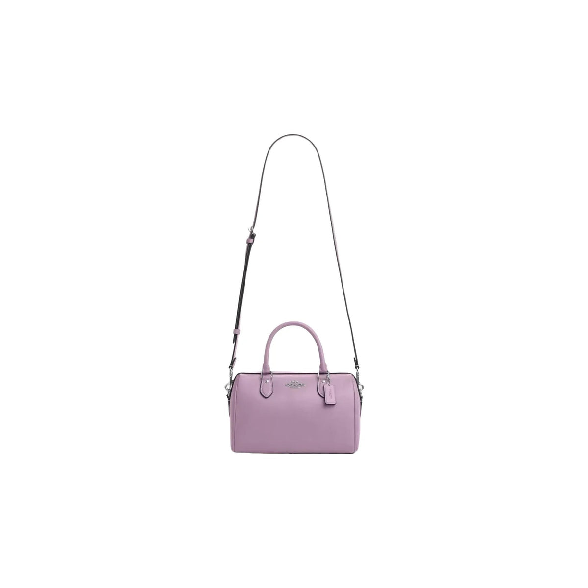 Coach Rowan Satchel Bag in Silver Jasmine