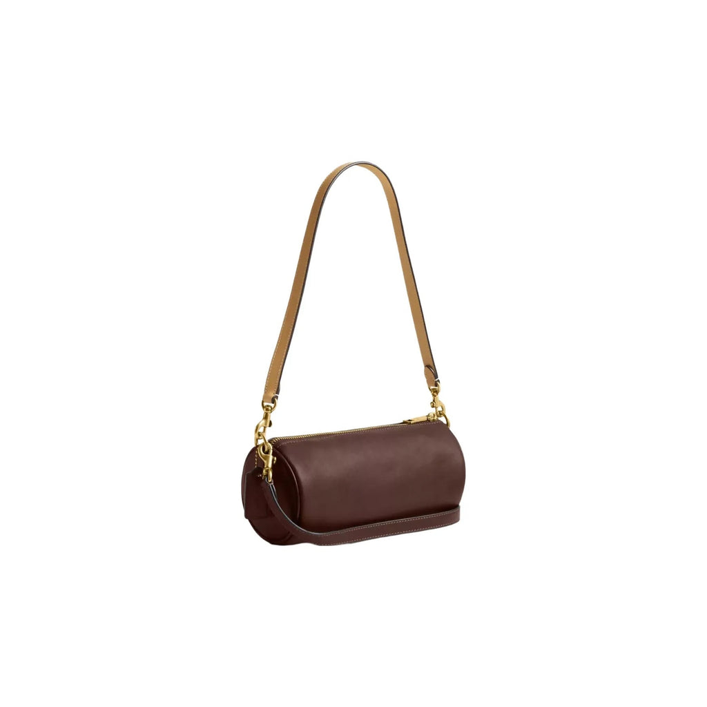 Coach Barrel Bag in Brass Maple