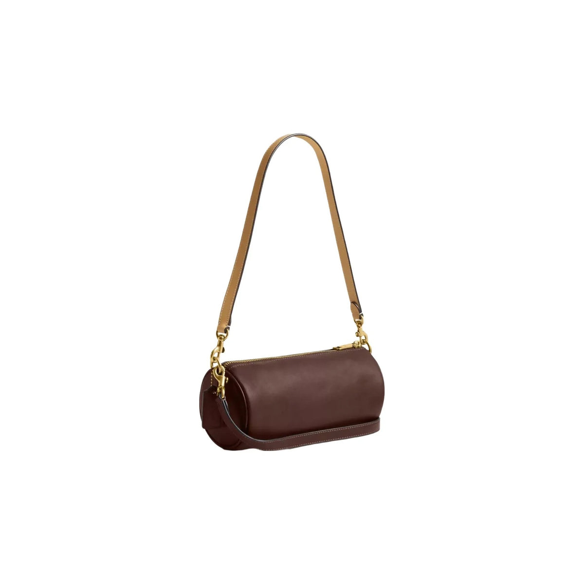 Coach Barrel Bag in Brass Maple