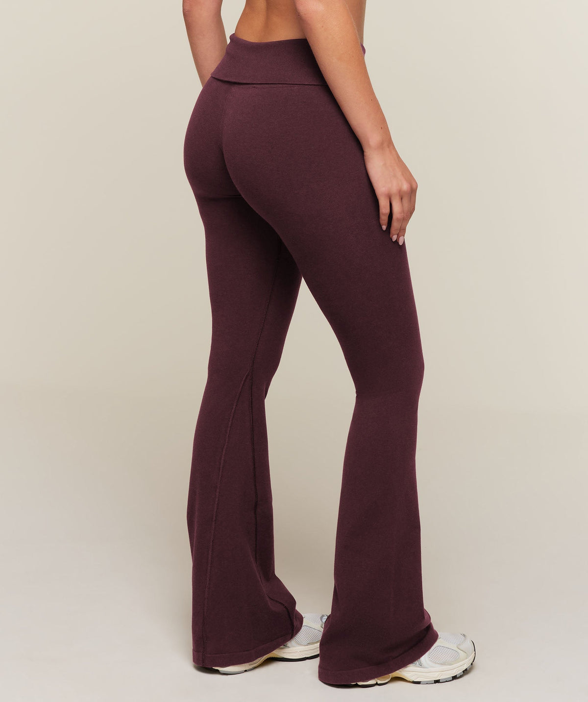 CottonMove™ Flared Leggings regular Calm Purple Marl