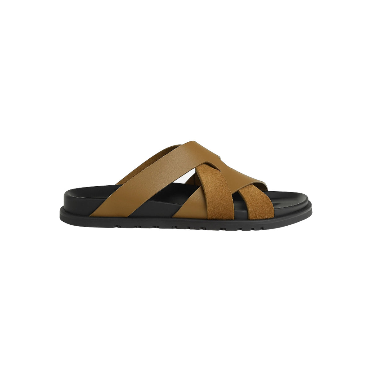 Hermes Kazimir Sandal Brun Fume