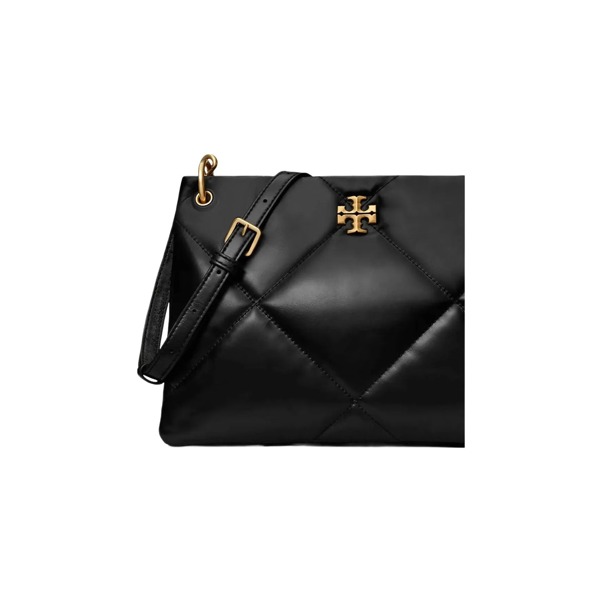 Tory Burch Small Kira Diamond Quilt Shoulder Bag Black