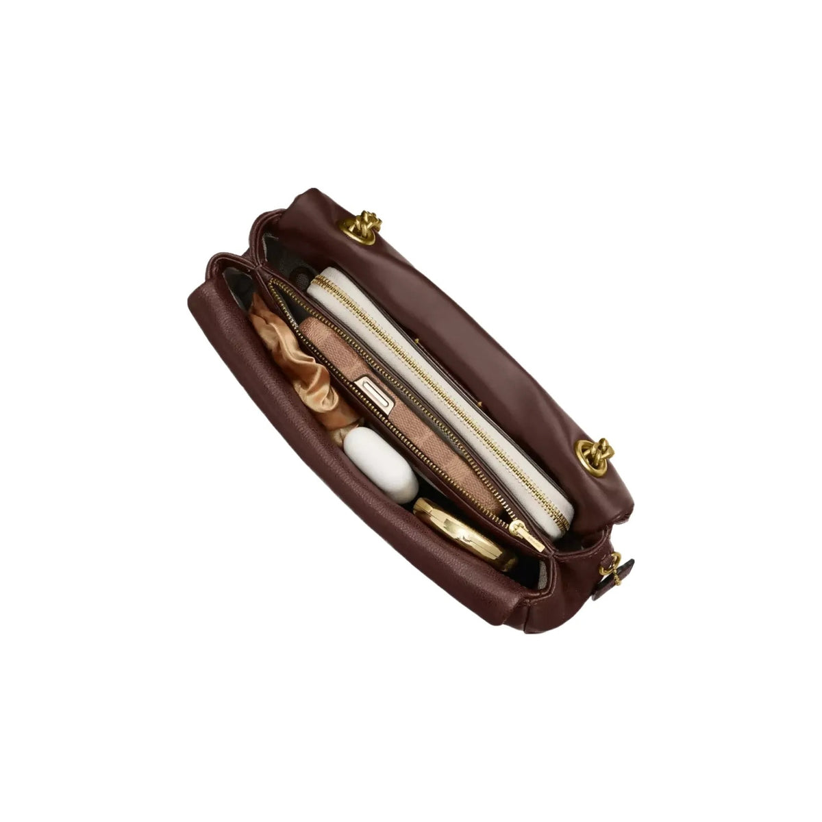 Coach Tabby Shoulder Bag 26 With Quilting in Brass Maple