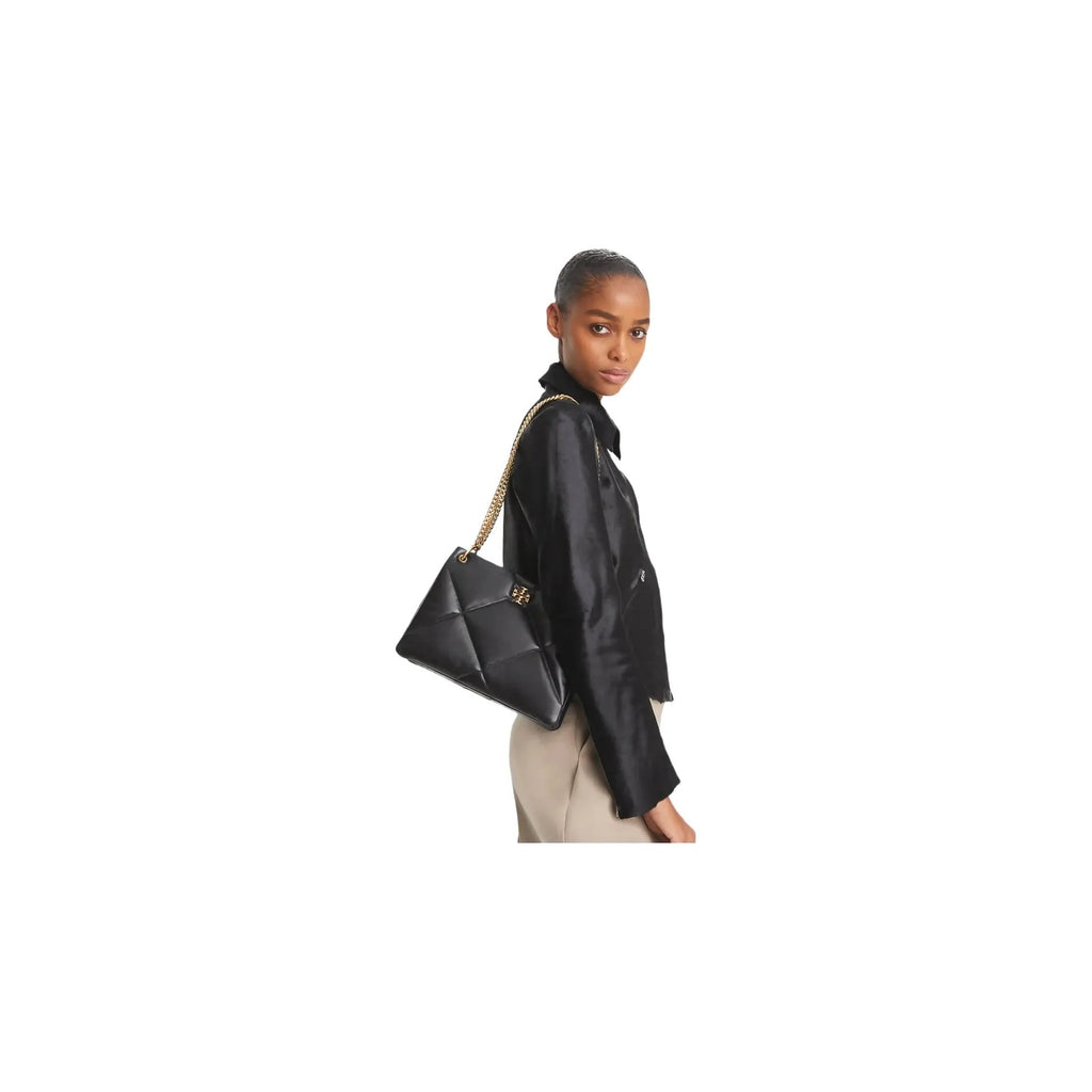 Tory Burch Small Kira Diamond Quilt Shoulder Bag Black