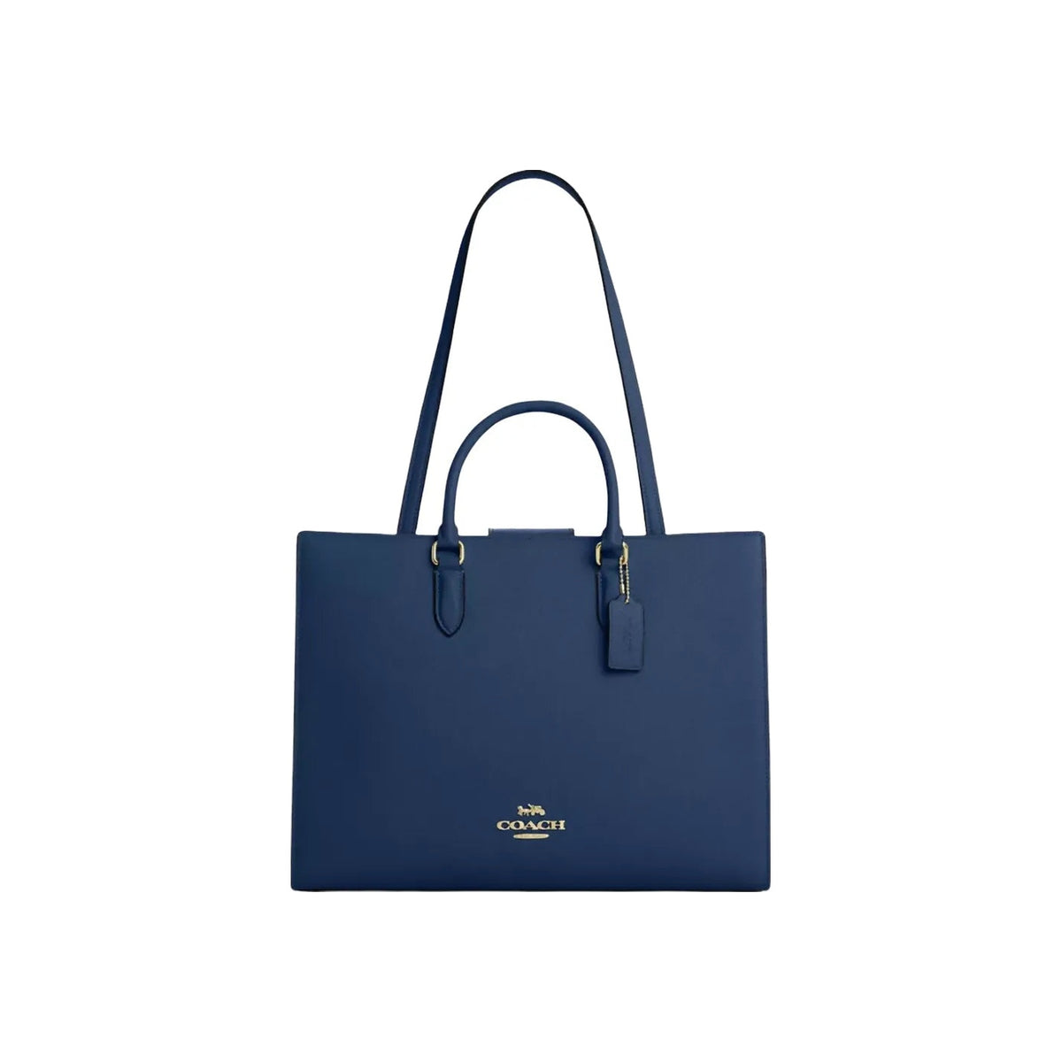 Coach Maggie Tote Bag in Gold Deep Blue