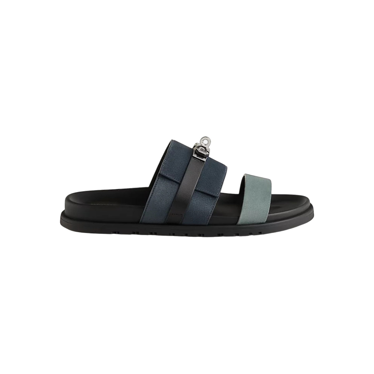 Hermes Jackson Sandal Multicolore Bleu Tonnerre