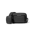 Michael Kors Cooper Signature Logo Camera Crossbody Bag With Pouch Black