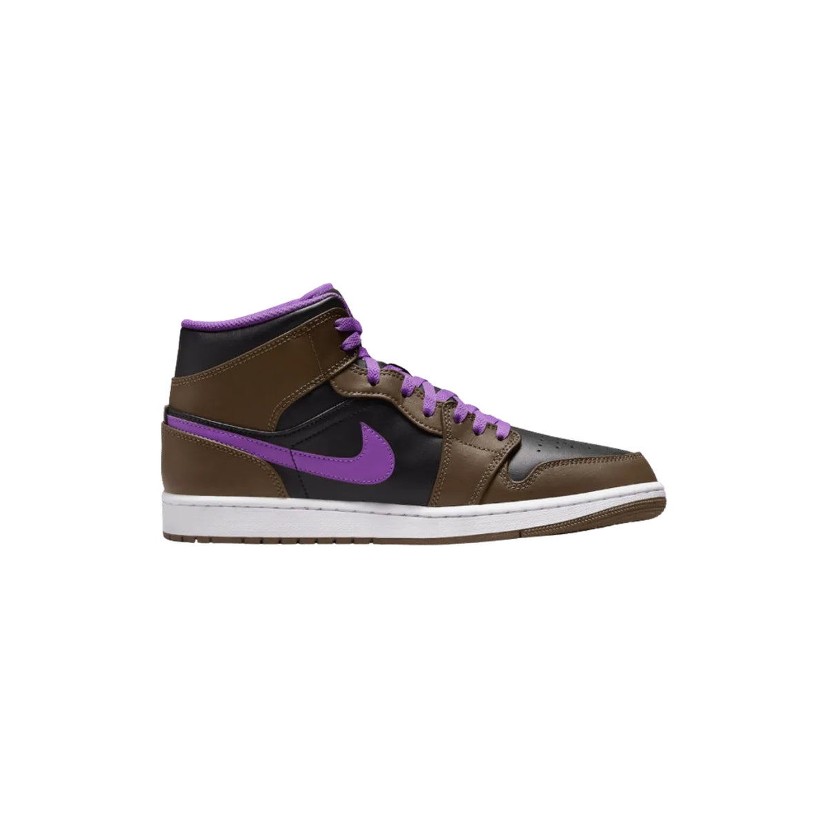 The Jordan 1 Mid 'Purple Mocha'