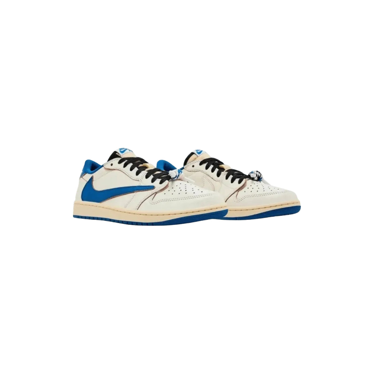 Nike Air Jordan 1 Retro Low OG Fragment x Travis Scott Sail Military Blue