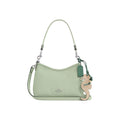 Coach Laurel Small Shoulder Bag With Mirror Charm And Pouch Light Pistachio