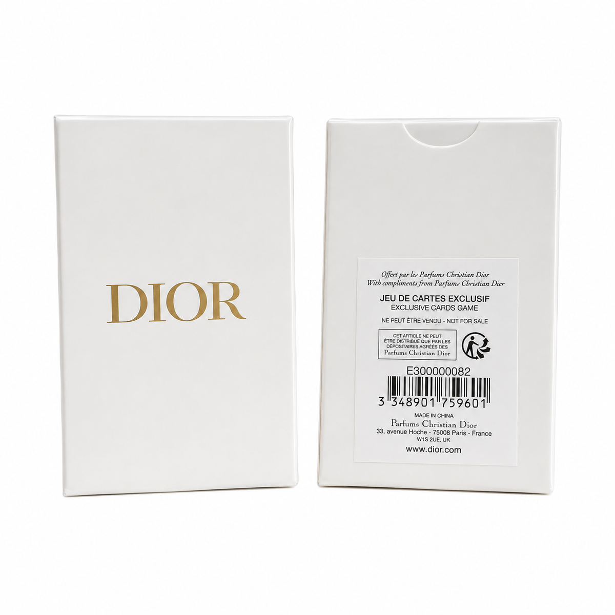 DIOR EXCLUSIVE CARDS GAME DIOR Playing Cards
