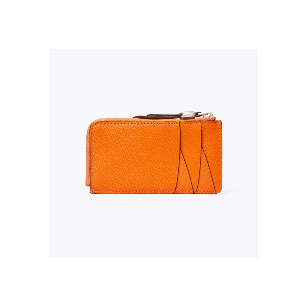 Tory Burch Romy Zip Card Case Orange