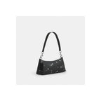 Coach Charlotte Shoulder Bag With Star Print Silver Black Multi