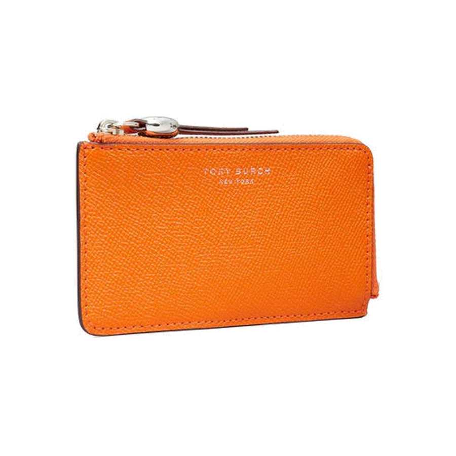 Tory Burch Romy Zip Card Case Orange