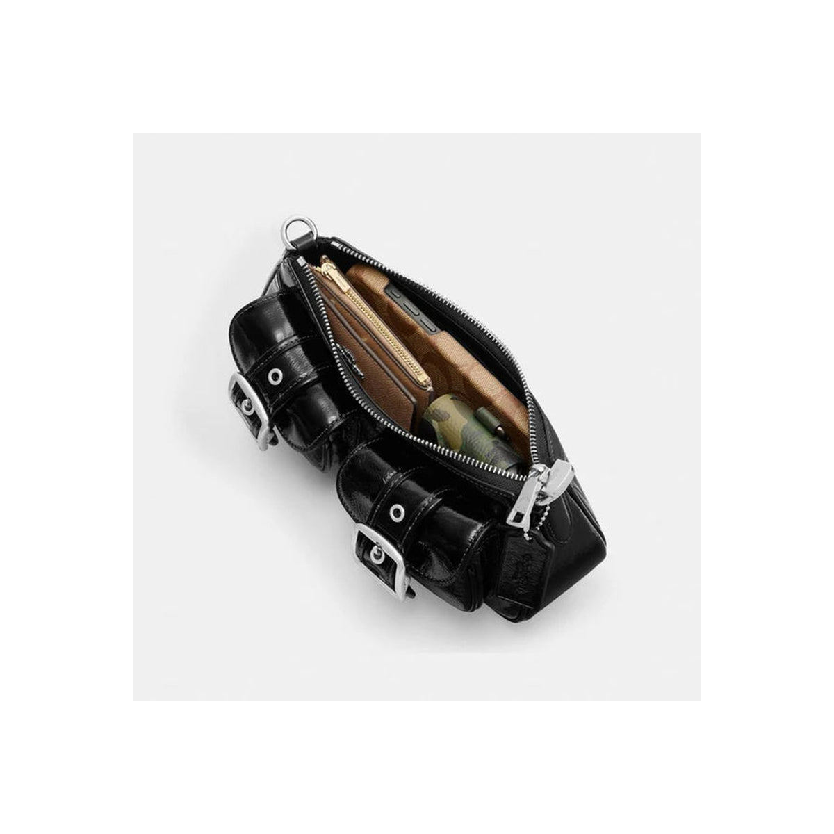 Coach Ashton Bag Silver Black