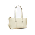 Tory Burch Small Perry Zip Tote Warm White