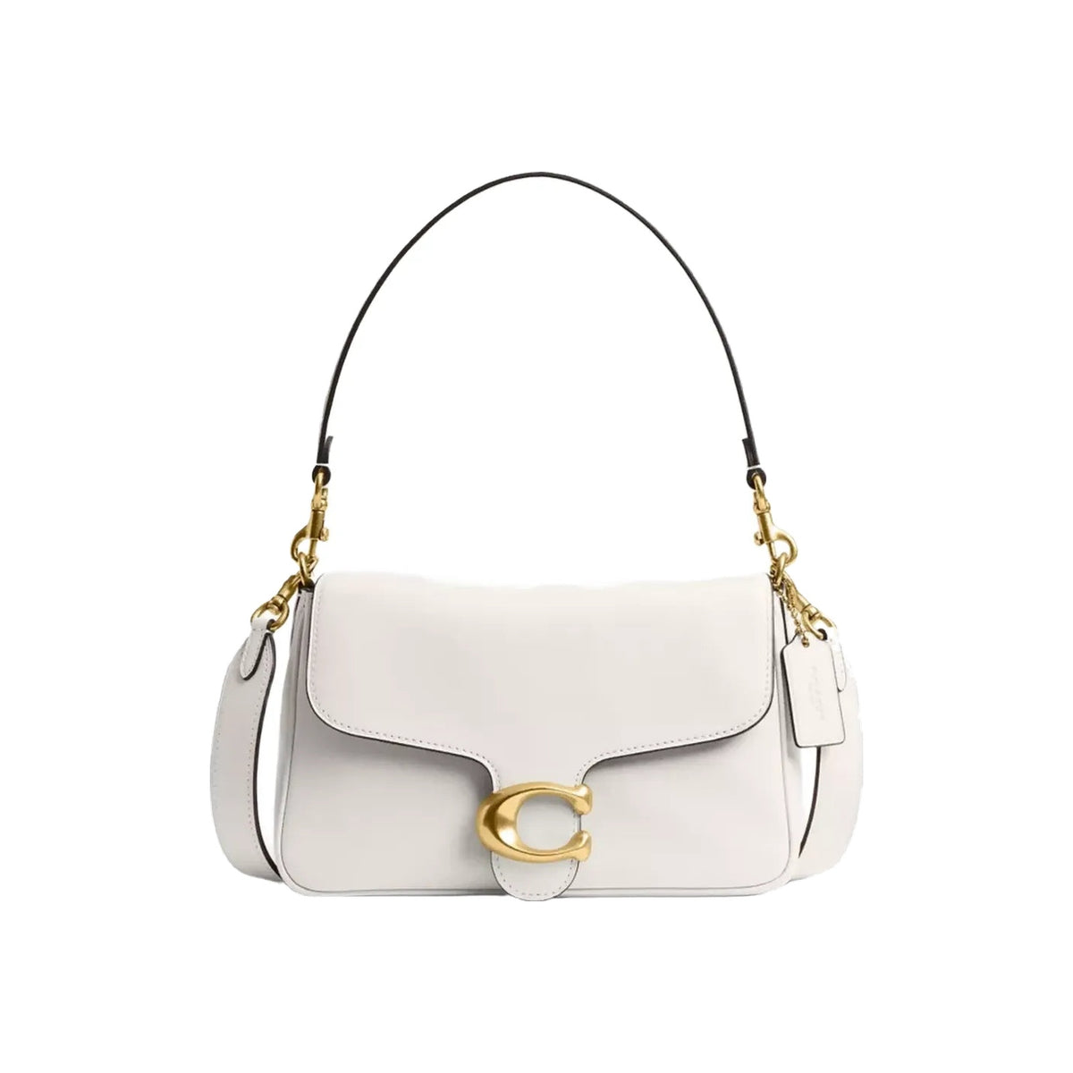 Coach Soft Tabby Shoulder Bag in Brass Chalk