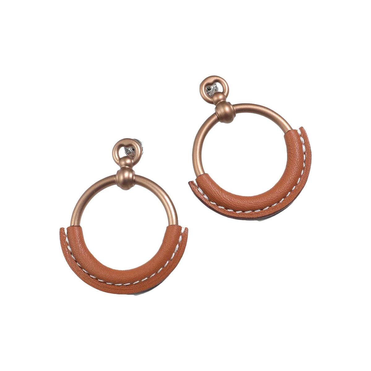Hermes Earrings Small Model Loop Gold